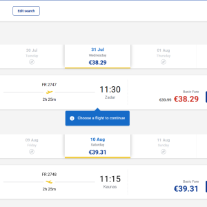Kaunas Zadaras 2024 m. rugpjūčio mėn. tik €77,60 (10n.)