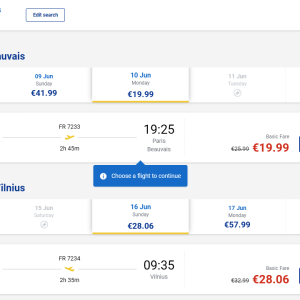 Vilnius Paryžius 2024 m. birželio mėn. tik €48,05 (6n.)