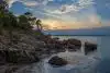 beach, burgas, sunset