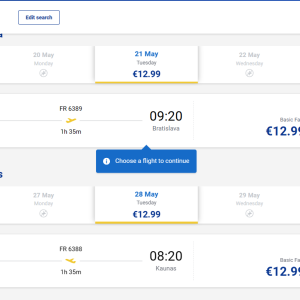 Kaunas Bratislava 2024 m. gegužės mėn. tik €25,98 (7n.)