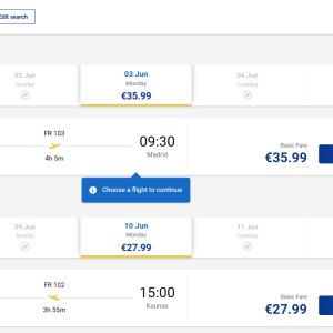 Kaunas Madridas 2024 m. birželio mėn. tik €63,99 (7n.)
