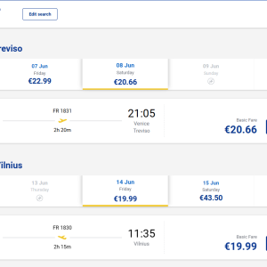 Vilnius Venecija 2024 m. birželio mėn. tik €40,65 (6n.)