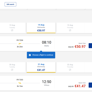 Vilnius Malta 2024 m. rugpjūčio mėn. tik €92,44 (7n.)