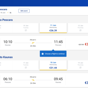 Kaunas Peskara 2025 m. birželio mėn. tik €67,83 (7n.)