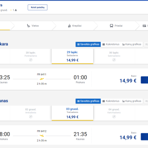 Kaunas Peskara 2025 m. lapkričio mėn. tik €29,98 (4n.)