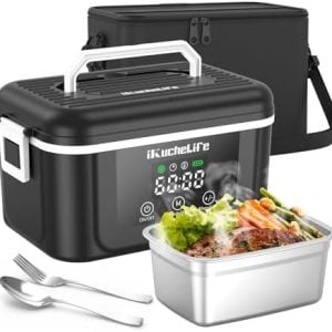 Ikuchelife Elektrinė šildoma pietų dėžutė su krepšiu