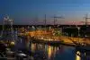 the tall ships races, baltic sea, aurajoki, turku, finland, sailing ship, river, summer, vessel, night, dark, nature, reflection