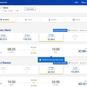 Kaunas Baris 2026 m. gegužės mėn. tik €81,11 (5n.)