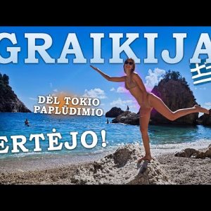 Slaptas Korfu paplūdimys! Kelias buvo ekstremalus, bet verta buvo – 2 serija