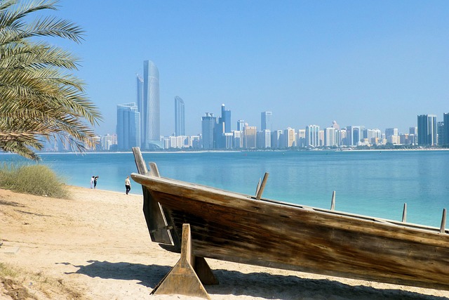 skyline dubai, dubai, nature, skyscraper, city, sea
