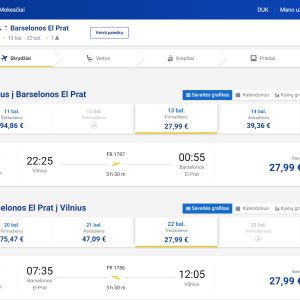 Vilnius Barselona 2026 m. balandžio mėn. tik €55,98 (9n.)