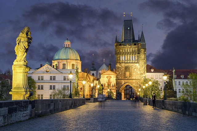charles bridge, prague, dusk, city, architecture, apple juice, prague, prague, prague, prague, prague