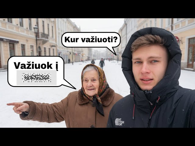 VAŽIUOJU TEN KUR ŽMONĖS LIEPIA