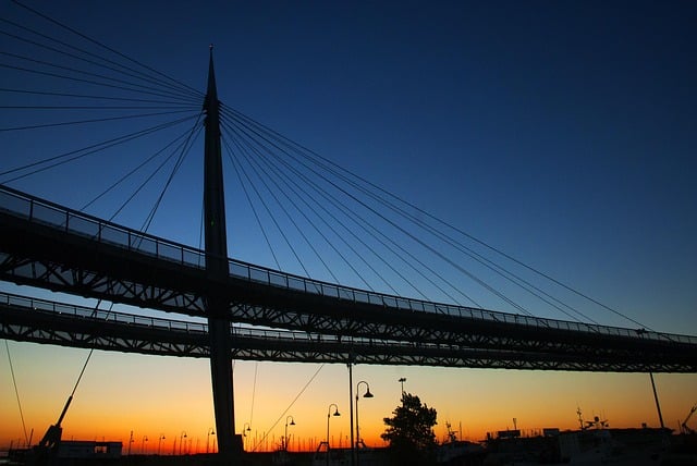 pescara, abruzzo, italy, bridge, evening, pescara, pescara, pescara, abruzzo, abruzzo, abruzzo, abruzzo, abruzzo