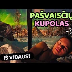 Stiklinis iglu Švedijoje iš vidaus | AŽ kelionių įspūdžiai