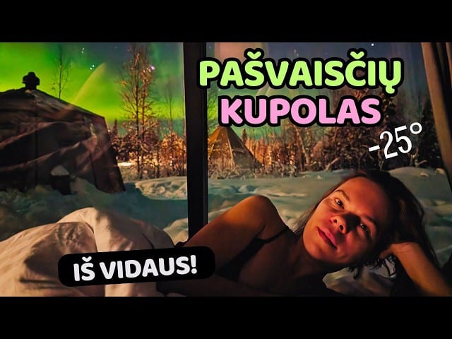 Stiklinis iglu Švedijoje iš vidaus | AŽ kelionių įspūdžiai