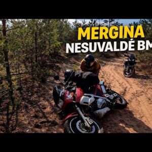 Mergina nesuvaldė BMW… kas nutiko toliau?