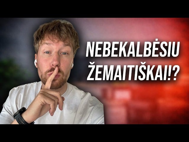 NEBEKALBĖSIU ŽEMAITIŠKAI (BALANDŽIO 1D. POKŠTAS)
