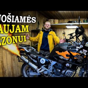 Ruošiamės sezonui – motociklas po žiemos! Tepalų keitimas