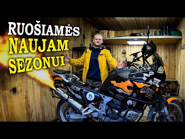 Ruošiamės sezonui – motociklas po žiemos! Tepalų keitimas