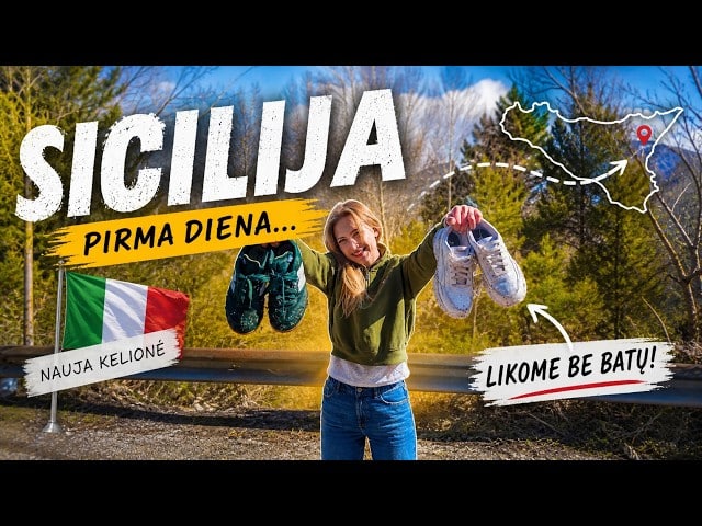 Italija: pirmą kartą Sicilijoje Etna nustebino SNIEGU! ❄️ (1 serija)