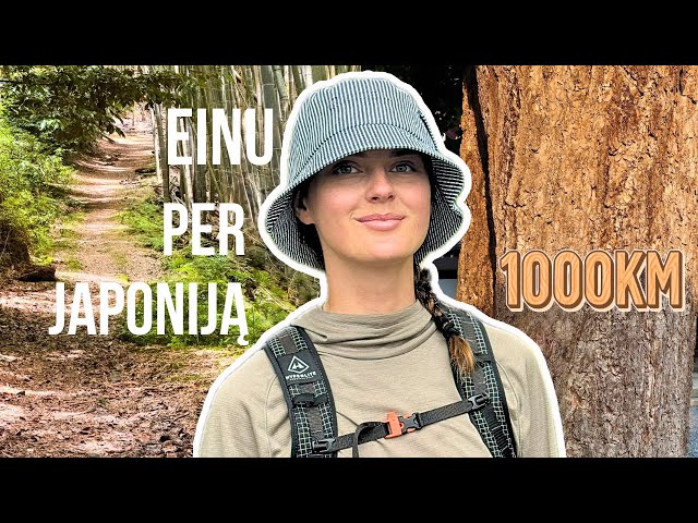 Pėsčiomis per Japoniją įveikta 1000 kilometrų
