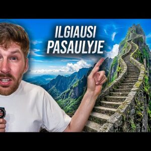BĖGAU Į ILGIAUSIUS LAIPTUS PASAULYJE !