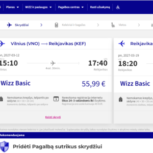 Reykjavik Reikjavikas 2027 m. kovo mėn. tik €111,98 / €91,98 su WDC (7n.)