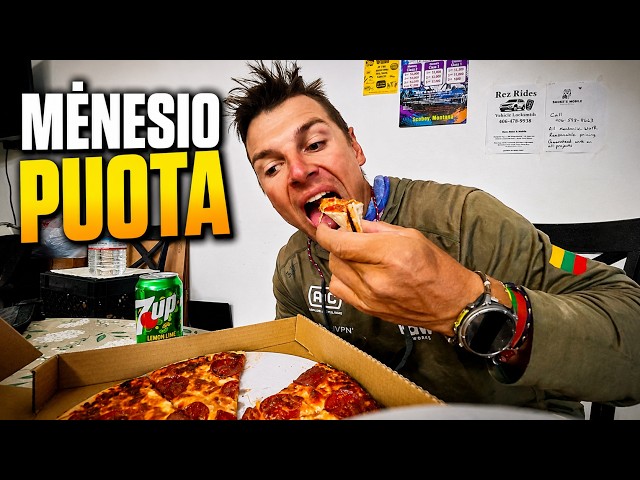Mėnesio užbaigimas su pica!