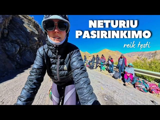 Nėr pagalbos ir šimtai blokadų / Bolivija