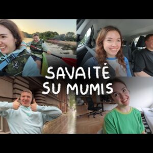 vlogas: PLAUKIAM NAKTĮ BAIDARĖM ir VAŽIUOJAM Į KAUNĄ