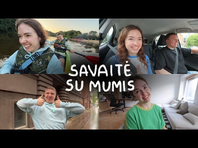 vlogas: PLAUKIAM NAKTĮ BAIDARĖM ir VAŽIUOJAM Į KAUNĄ