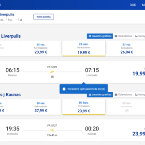 Kaunas Liverpulis 2027 m. vasario mėn. tik €43,98 (3n.)