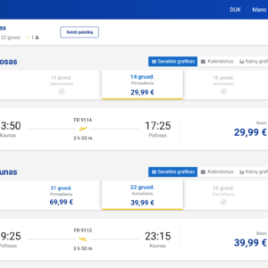 Kaunas Pafosas 2026 m. gruodžio mėn. tik €69,98 (8n.)