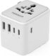 Tessan universalus kelioninis adapteris su USB